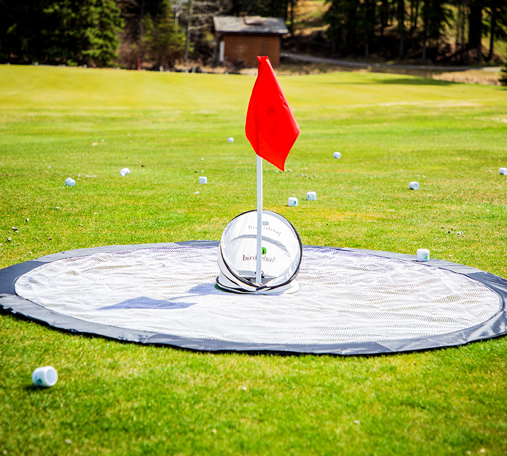 BirdieBall Hoops & Birdie Targets - Golf Events - Corporate Events - Steadfast Rentals - Red Deer, AB