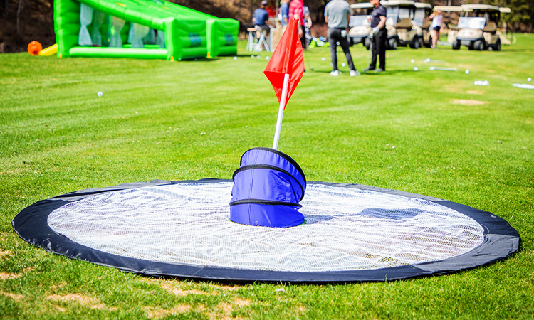BirdieBall Hoops & Birdie Targets - Golf Events - Corporate Events - Steadfast Rentals - Red Deer, AB